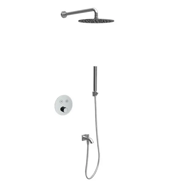 Termostatski set COPEN round krom 2