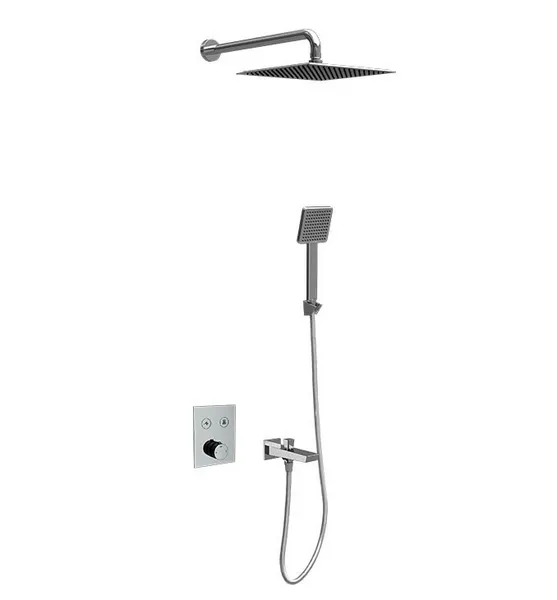 Termostatski set COPEN square krom 2