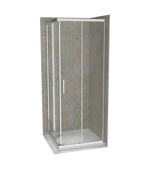 Tuš kabina COPEN ATLAS PRO 800x800x1950 krom prozirno staklo 6 mm