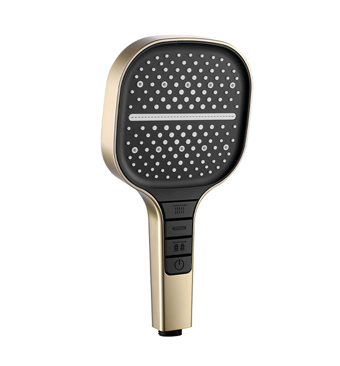 Tuš ručica COPEN 3F 130 mm black/gold