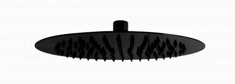 Tuš ruža COPEN fi 250 mm mat crna S/S 304