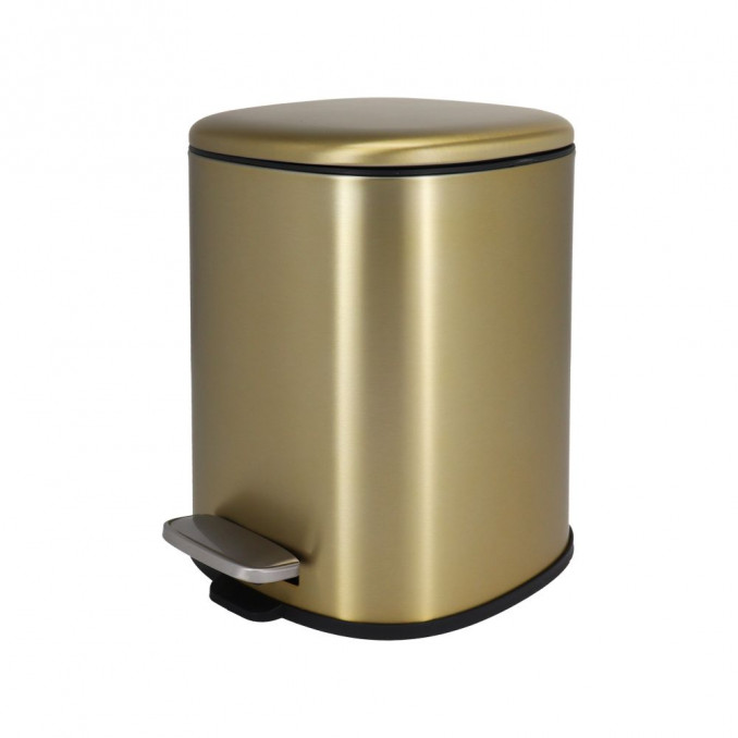 Kanta za smeće COPEN 5L sa soft close poklopcem brushed gold square