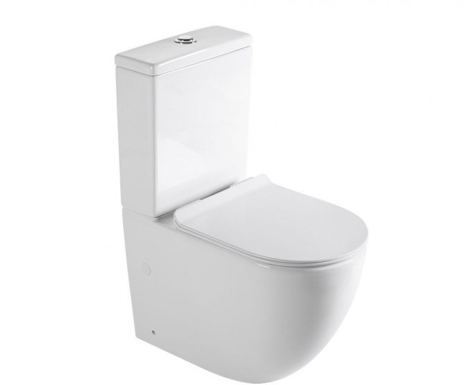 Monoblok OPTIMO rimless s duroplast soft close wc daskom