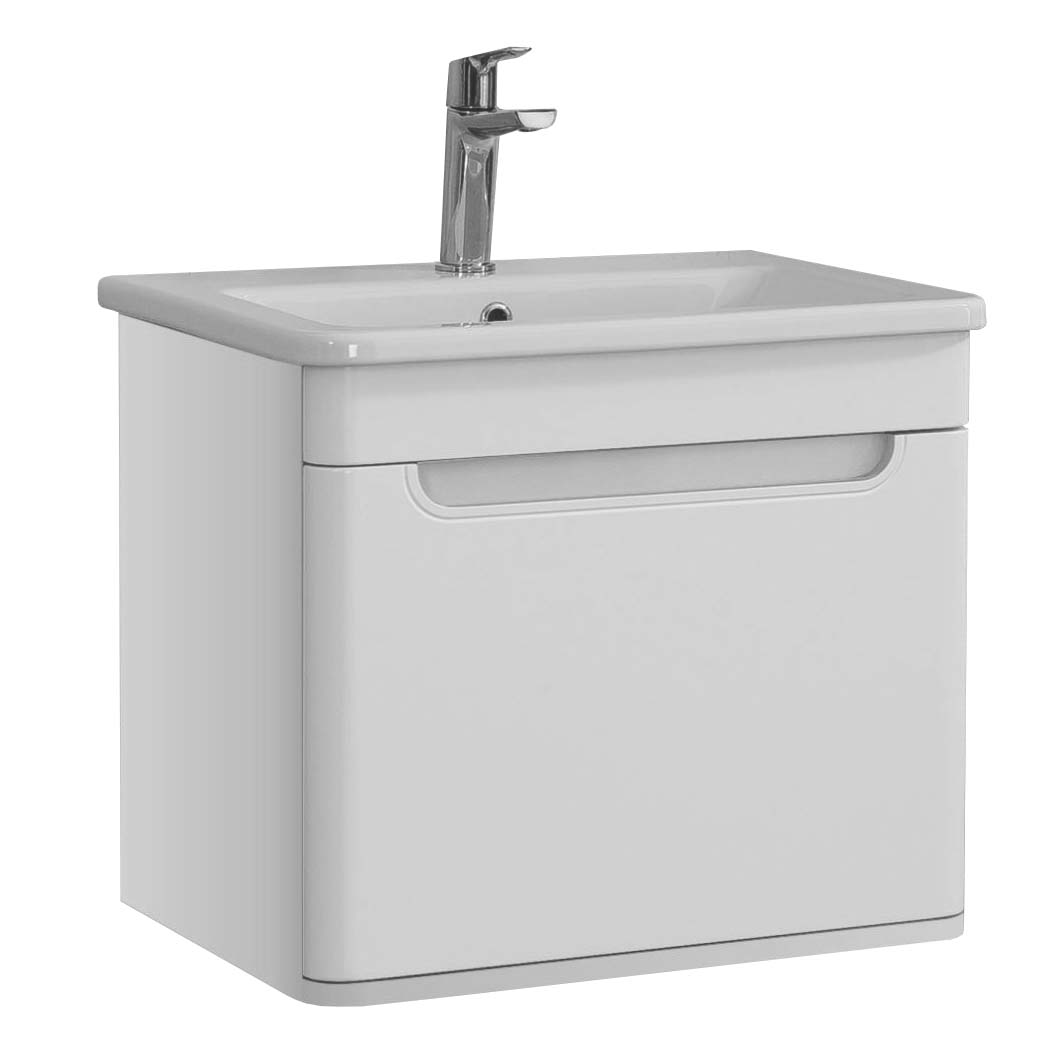 Ormarić s umivaonikom LINEART WING 600 White