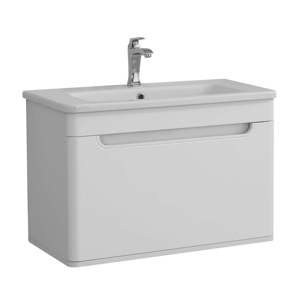 Ormarić s umivaonikom LINEART WING 800 White